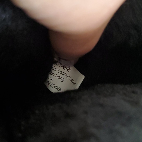 Dream Pairs boots black winter snow suede sheepskin women size 12 New - Picture 9 of 9